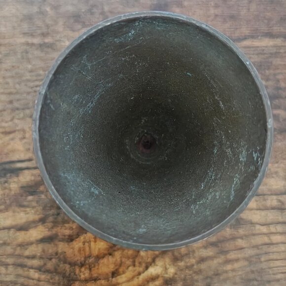 Vintage Etched Brass Coffee Set - Picture 11 of 14